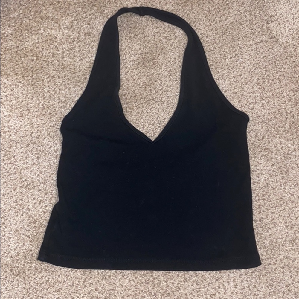 Brandy Melville- cropped halter top